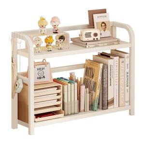 책상위 선반 책꽂이 간이 정리함 미니 책상 철제 폭좁은 다층 책장