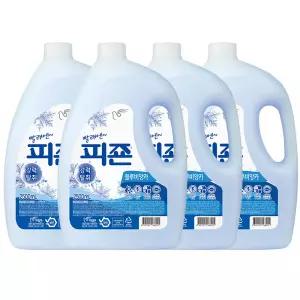피죤 섬유유연제 블루비앙카 본품 2.5L 4개