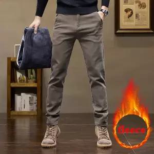 바이크 바지 모터사이클 팬츠 라이딩 방한 플리스 겨울 남성 카우보이 스타일 보온 안감 패션 슬림 두꺼운