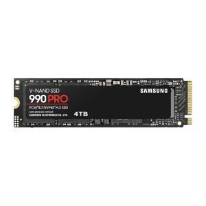 삼성 990 PRO NVMe M.2 SSD, 4TB, PCIe 4.0, 7,450MB/s 읽기, 6,900MB/s 쓰기, 내부 게임 및 비디오 편집, MZ-V9P4T0BW
