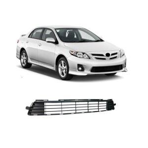 EzMech 프론트 범퍼 그릴 2011 2012 2013 도요타 코롤라 세단(베이스 CE L L XRS) 프론트 그릴 프론트 범퍼 커버 하부 그릴 센터와 호환됩니다