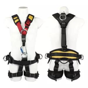 클라이밍 야외 안전 하네스 보호 장비 공중 작업 고리 허리 헬스