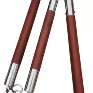 쌍절곤 호신용품 쌍절봉 격투기 나무 수련용 절권도 이소룡 초보용 스텐 실