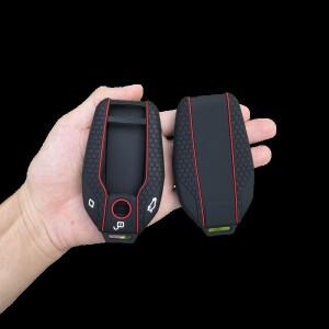 실리콘 자동차 키 커버 케이스  LED 디스플레이 액세서리  BMW 호환 G30 G12 G11 G32 G31 5 7 시리즈 I8 I1