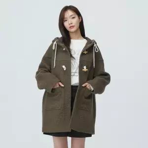 후드 더플 미디 코트 PR4WC081