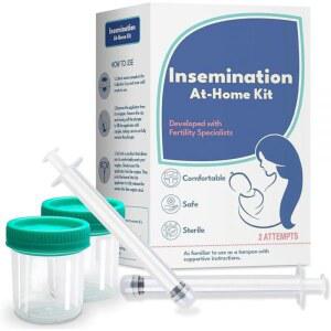 성공률 향상을 위한 2개와 주사기가 어플리케이터 가족을 컬렉션 및 컵 보조 여성 자연스러운 키트, 있는 지원, 장거리 자가 | 임신 2개 Insemination 포함