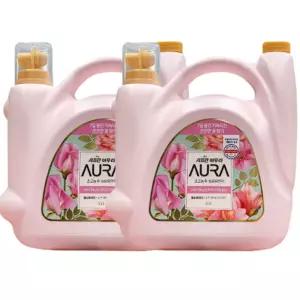 샤프란 아우라 섬유유연제 윌유메리미 용기 5.5L x 2개 드럼겸용