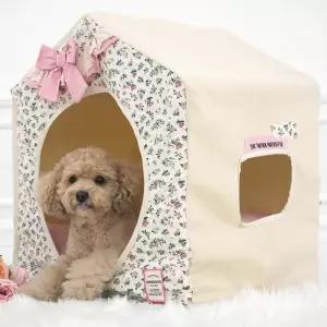 소형견 사각 천재질 동굴형 하우스 U158361 강아지베개