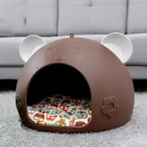 펫전용 동굴형하우스 방석포함 U111570 강아지집