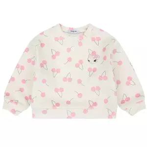 [프랜치캣]여아겨울융기모맨투맨 아이보리 앵두 MTM Q56DDT160W2_s