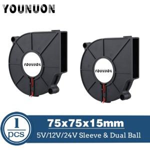 75mm 75x75x15mm DC 브러시리스 송풍기 냉각 팬 5V/12V/24V 7515