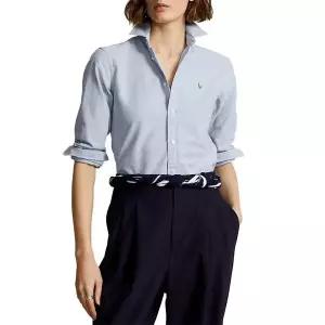 [폴로랄프로렌]폴로 랄프로렌 여성 포니로고 자수 옥스포드 셔츠 211891377001