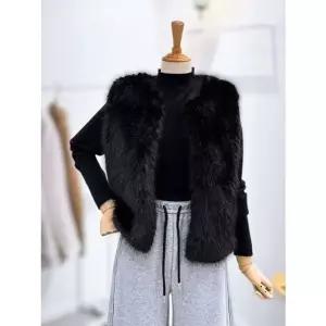 [갤러리아] [레코브]인조 퍼 베스트(LC41EZVT005D)