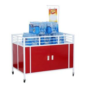 매대 접이식 가판대 대 시식대 노점 투명난간단층