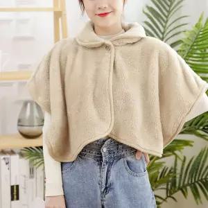 CNS 여성용 겨울 어깨워머 망토담요 극세사 블랭킷 자켓 방한