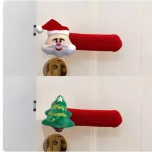 크리스마스 문고리 커버 2종 세트 문손잡이 장식 소품 산타 트리