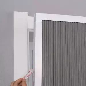 무타공 창문형 슬라이딩 개폐 단일 원단 제곱미터 창문 버티컬 완전 커튼