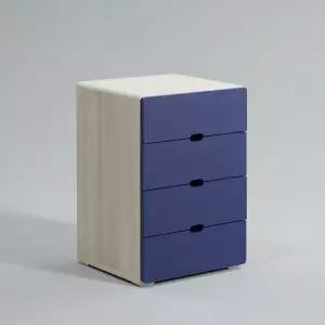 미니 서랍장 큐브 협탁 소형 수납장 4단