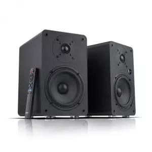 2채널 블루투스 북쉘프 PC 컴퓨터 TV 스피커 블랙