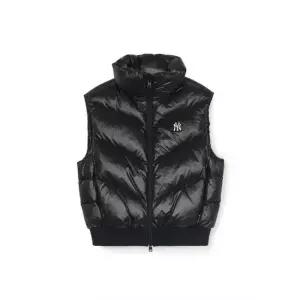 MLB조끼 JQT 3FDVV0146-50BKS 여성 바시티 유광 중량 패딩조끼 뉴욕양키스