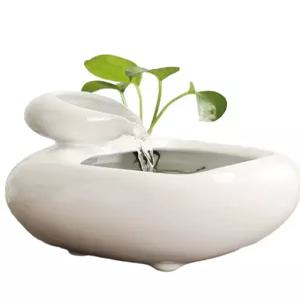 실내 미니 분수대 풍수 흐르는 폭포 도자기 연못 인공