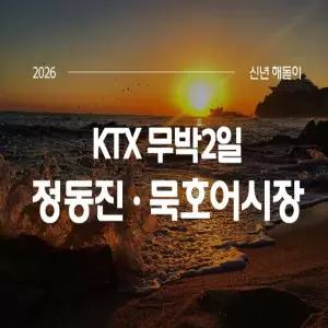 2026해돋이 [KTX]정동진 신년일출② 동해묵호어시장+논골담길