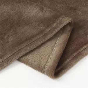 코지테라 극세사 초코브라운 이불담요 150X200CM 차박담요