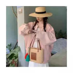 여성 러블리 점퍼 집업 야구 항공 복 가을 겨울 빈티지 코트 다올4