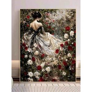 DIY 유화그리기 위메이크페인팅 아트 인테리어 로즈 명화그리기 나이트