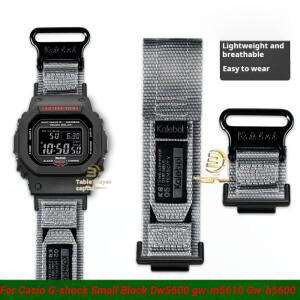 [호환품]카시오 호환 G-shock Dw5600 gw-m5610 Gw-b5600 GA2100 스포츠 나일론 캔버스 시계 밴드 남성용 다