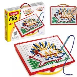 자유실꿰기 필로/보드판/실꿰기놀이/혼합/교재/소근육발달/어린이놀이/아동장난감/두뇌활동