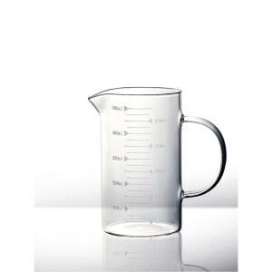 앤디링크 핸드드립 커피 블루 눈금 포트 주전자 거치대 드립 내열유리 내열