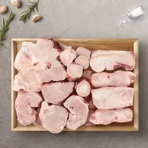 [인정식탁][신비하누] 한우 사골 3kg+도가니 500g (총 3.5kg)