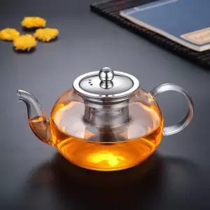 원형 차주전자 티포트 800ml 내열유리 메이커티 끓이는 우리는 찻주전자