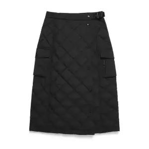 내셔널지오그래픽 여성 엘크 패딩 롱기장 스커트 N244WSK110