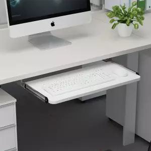 키보드 트레이 책상밑 선반 레일형 서랍 책상 브래킷 슬라이딩 PC