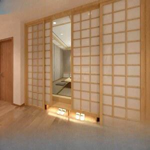 미닫이문 칸막이문과 여닫이문 원목문 목문 옷장문