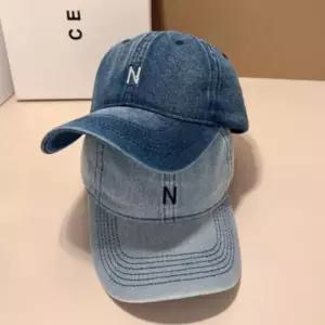 [룽스]데님 로고 볼캡 야구모자 썬캡