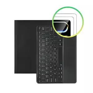 아이패드 A16 (2025) 터치패드 키보드 케이스+강화유리 2매 세트 WFKODXR