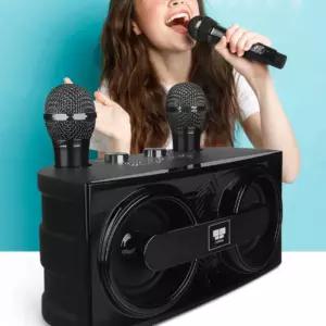 무선 마이크 노래방 블루투스 앰프 듀얼 가정 파티 행사 노래 스피커