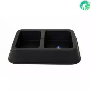 플라스틱 2구 개밥그릇 대형견 군견 대형 강아지 애견 밥그릇 식기