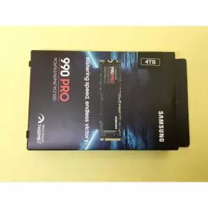 삼성 990 프로 4TB M.2 2280 PCIe 4.0 x4 NVMe SSD MZV9P4T0B/AM 새 제품