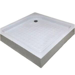 샤워부스 바닥 트레이 욕실 샤워실 화장실 배수구 방수 미끄럼방지 배수판 건식 물막이 80x100x15cm