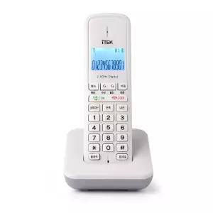 ITEK 무선전화기 IK-1030 흰색 한글메뉴 발신자표시 스피커폰 무음 가정용 사무실 매장
