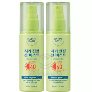 해피바스 필쏘굿 시카 진정 선 미스트 80ml x2개 자외선 차단 바디 선케어