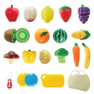 [젠토이] 과일&야채 20종 세트 / 바구니 포함 주방놀이 역할놀이