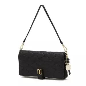 [닥스](강남점)DCHO6E631BK [EMBLE] 엠블 블랙 DD로고 소가죽 핸드폰케이스 겸 지갑