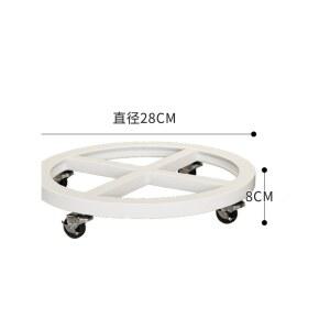 이동식 원형 화분 받침대 거치대 브래킷 대형 철제 공기청정기 바퀴달린 다용도 선반 튼튼한