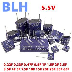 슈퍼 캐패시터 패럿 콤비네이션 타입 5.5V 0.22F 0.33F 0.47F 0.5F 1F 2F 4F 20F