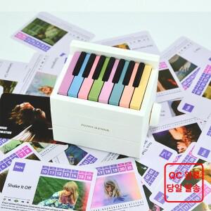 테일러 피아노 캘린더 2026 악보 장난감 데스크탑 주변 장식품 피아노 데스크 캘린더 미니 피아노 캘린더